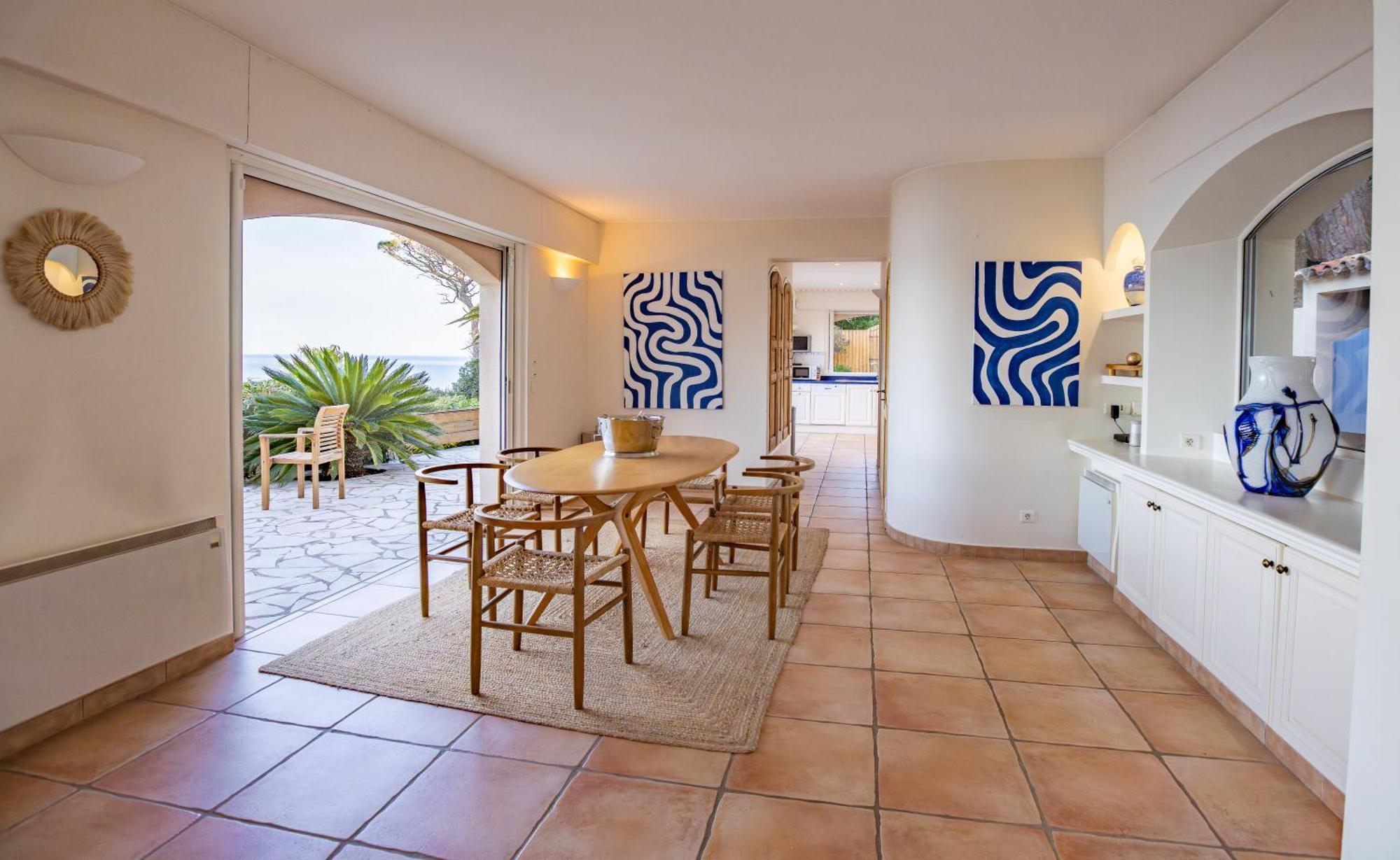Superbe Villa, Incroyable Vue Mer, Piscine Chauffee, Climatisee Sainte-Maxime Buitenkant foto