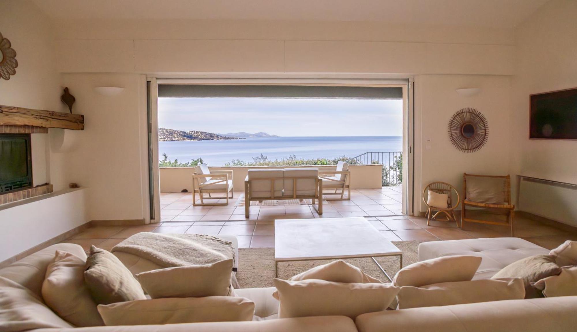 Superbe Villa, Incroyable Vue Mer, Piscine Chauffee, Climatisee Sainte-Maxime Buitenkant foto