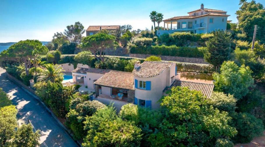 Superbe Villa, Incroyable Vue Mer, Piscine Chauffee, Climatisee Sainte-Maxime Buitenkant foto